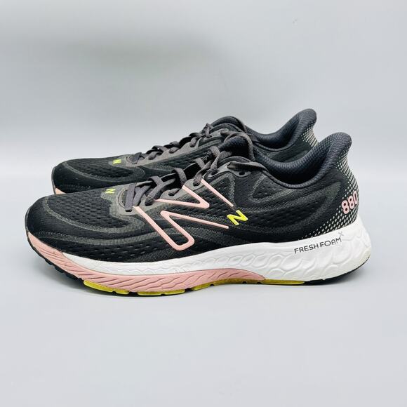 New Balance Shoes Womens 11 Black Pink Fresh Foam X 880 v13 Running Sneakers - Picture 5 of 12